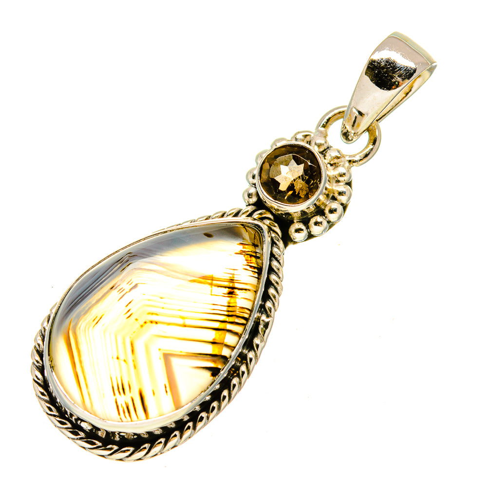 Montana Agate Pendants handcrafted by Ana Silver Co - PD755921
