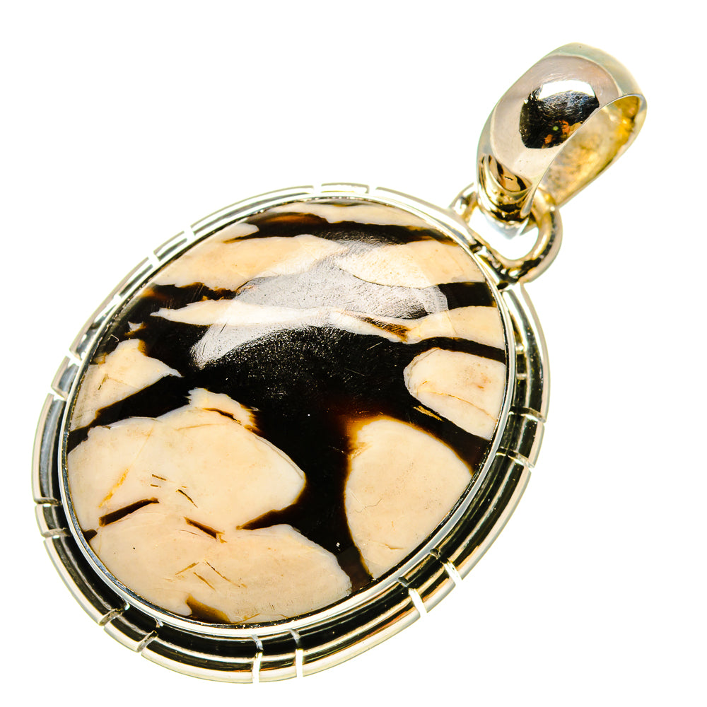 Peanut Wood Jasper Pendants handcrafted by Ana Silver Co - PD755925
