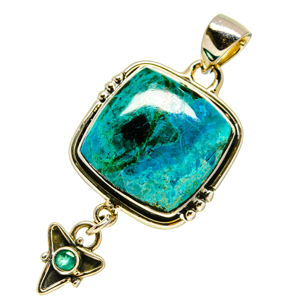 Chrysocolla Pendants handcrafted by Ana Silver Co - PD755928