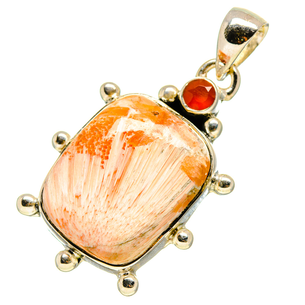 Scolecite Pendants handcrafted by Ana Silver Co - PD755966