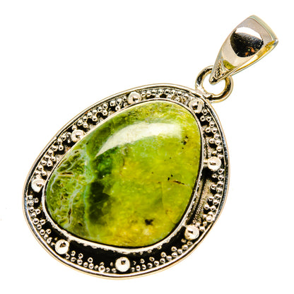 Australian Green Opal Pendants handcrafted by Ana Silver Co - PD755968