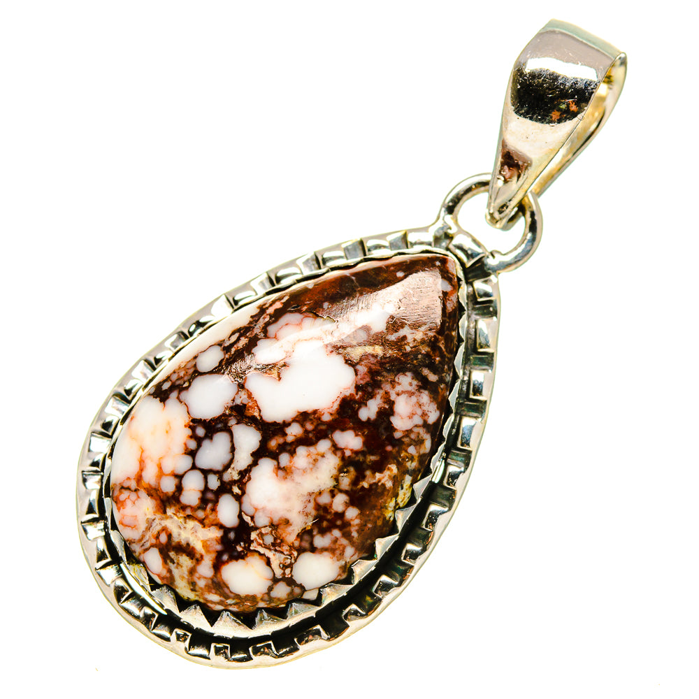 Red jasper teardrop pendant in 925 sterling silver bezel and bail