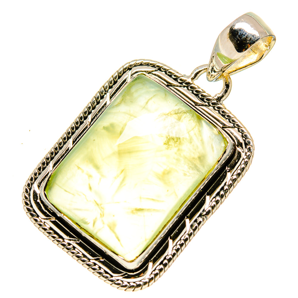 Prehnite Pendants handcrafted by Ana Silver Co - PD755979