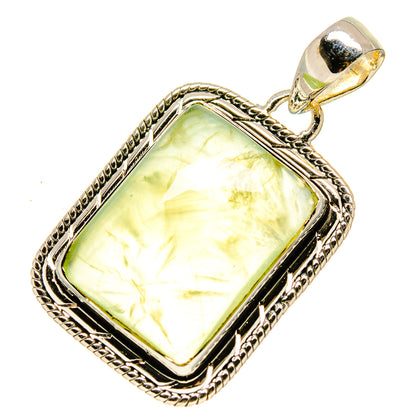Prehnite Pendants handcrafted by Ana Silver Co - PD755979