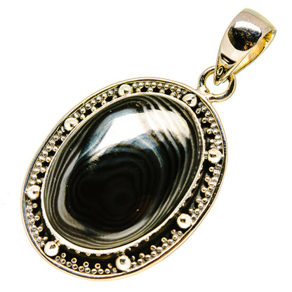 Psilomelane Pendants handcrafted by Ana Silver Co - PD755982