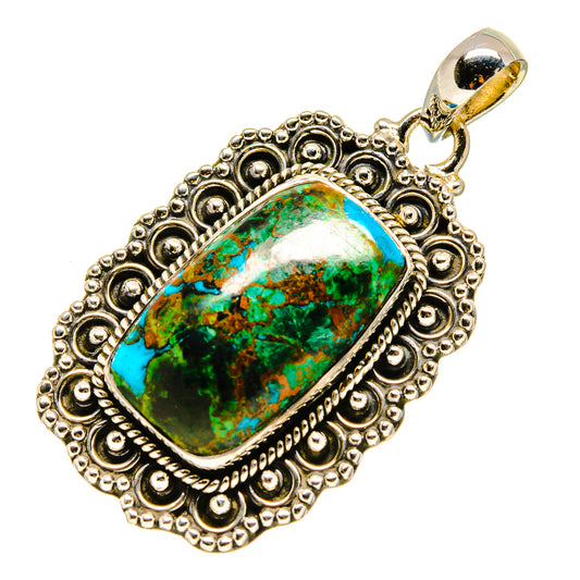 Chrysocolla Pendants handcrafted by Ana Silver Co - PD755996