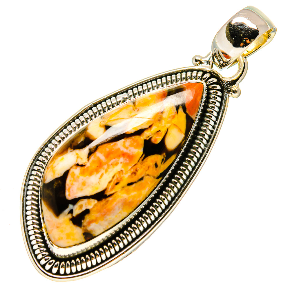 Peanut Wood Jasper Pendants handcrafted by Ana Silver Co - PD756000