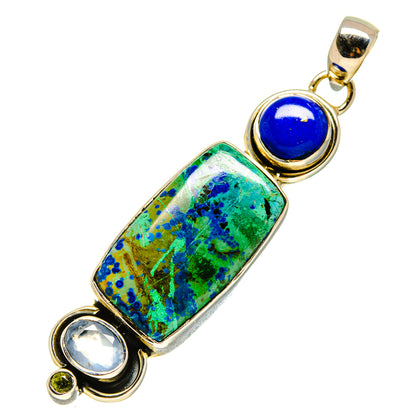 Chrysocolla Pendants handcrafted by Ana Silver Co - PD756003