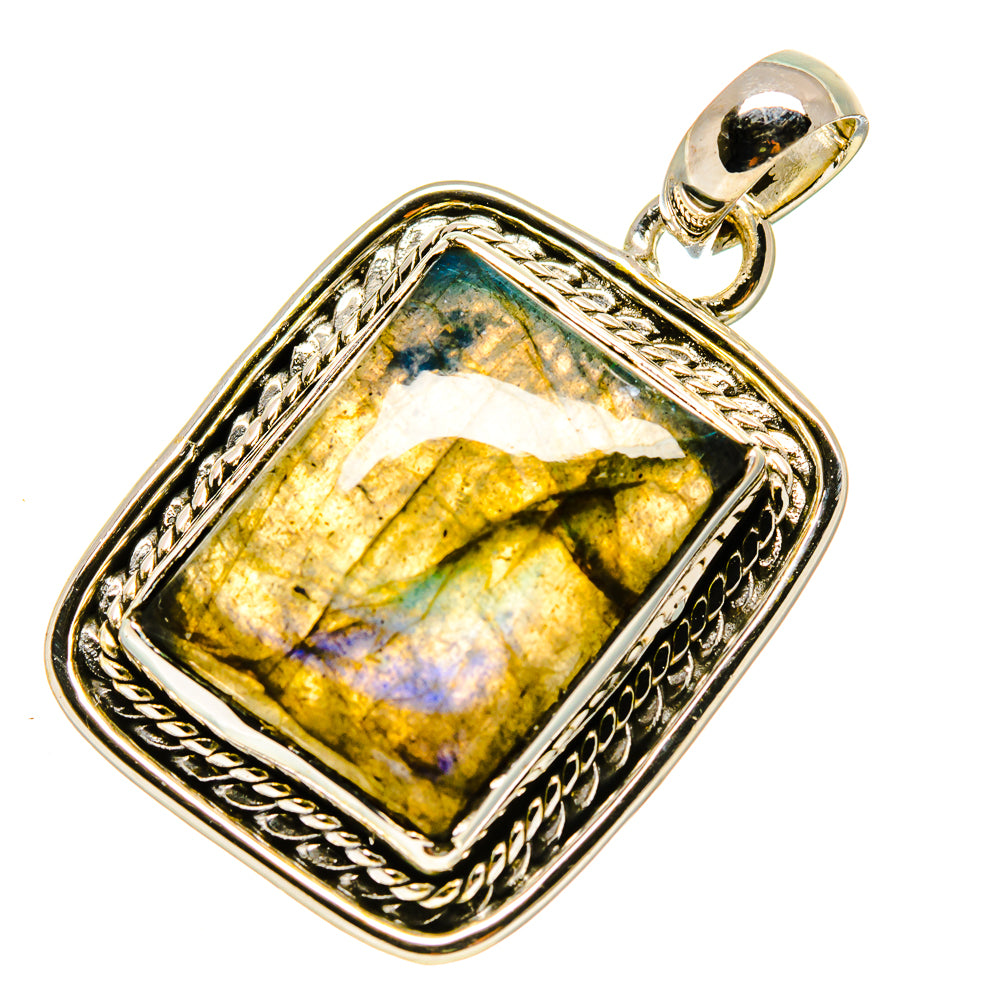 Labradorite Pendants handcrafted by Ana Silver Co - PD756012