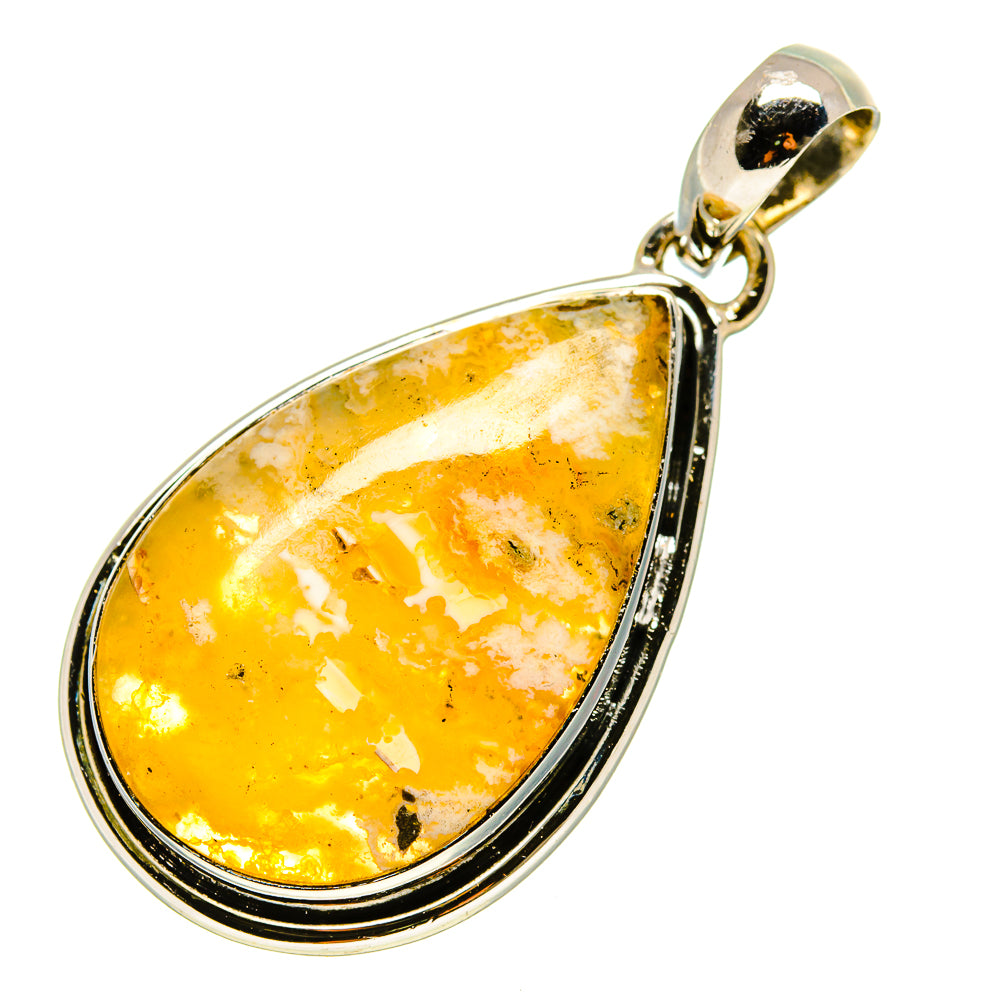 Plume Agate Pendants handcrafted by Ana Silver Co - PD756015
