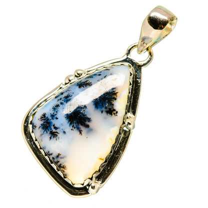 Dendritic Opal Pendants handcrafted by Ana Silver Co - PD756026