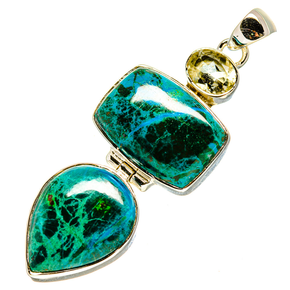 Chrysocolla Pendants handcrafted by Ana Silver Co - PD756048