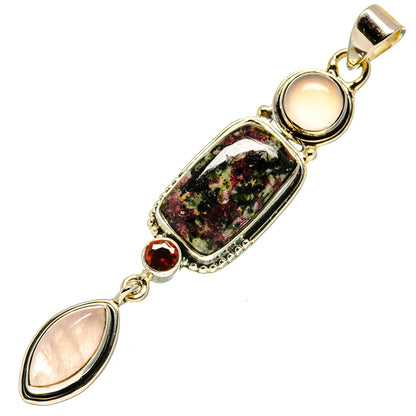 Russian Eudialyte Pendants handcrafted by Ana Silver Co - PD756051