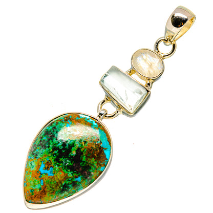 Chrysocolla Pendants handcrafted by Ana Silver Co - PD756057