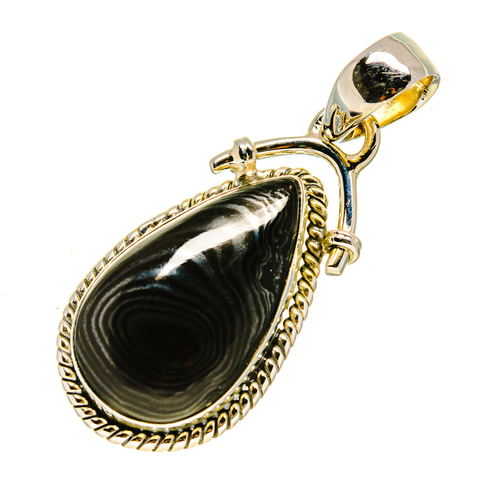 Psilomelane Pendants handcrafted by Ana Silver Co - PD756065