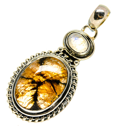 Chiastolite Pendants handcrafted by Ana Silver Co - PD756068
