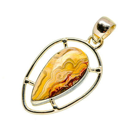Laguna Lace Agate Pendants handcrafted by Ana Silver Co - PD756084
