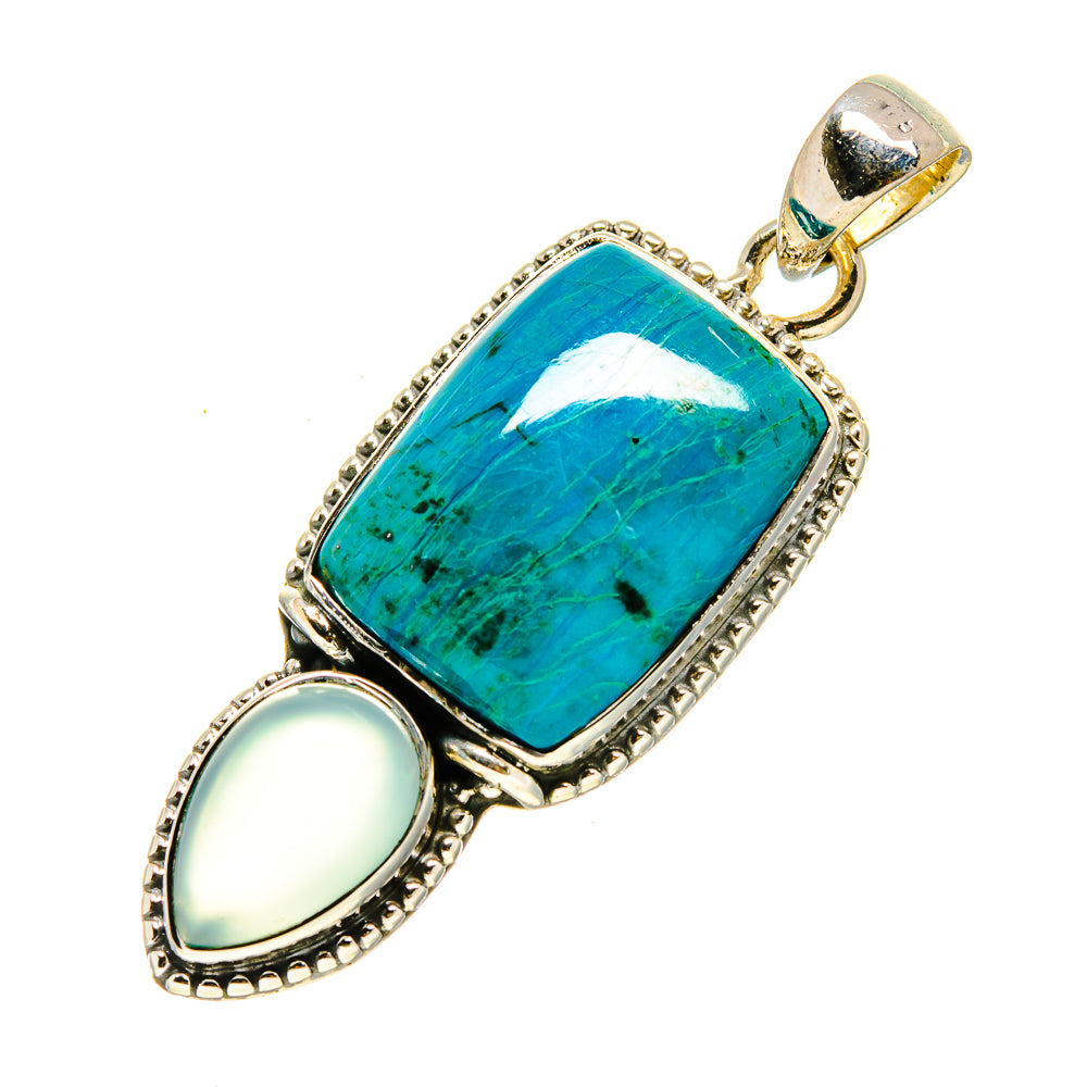 Chrysocolla Pendants handcrafted by Ana Silver Co - PD756093