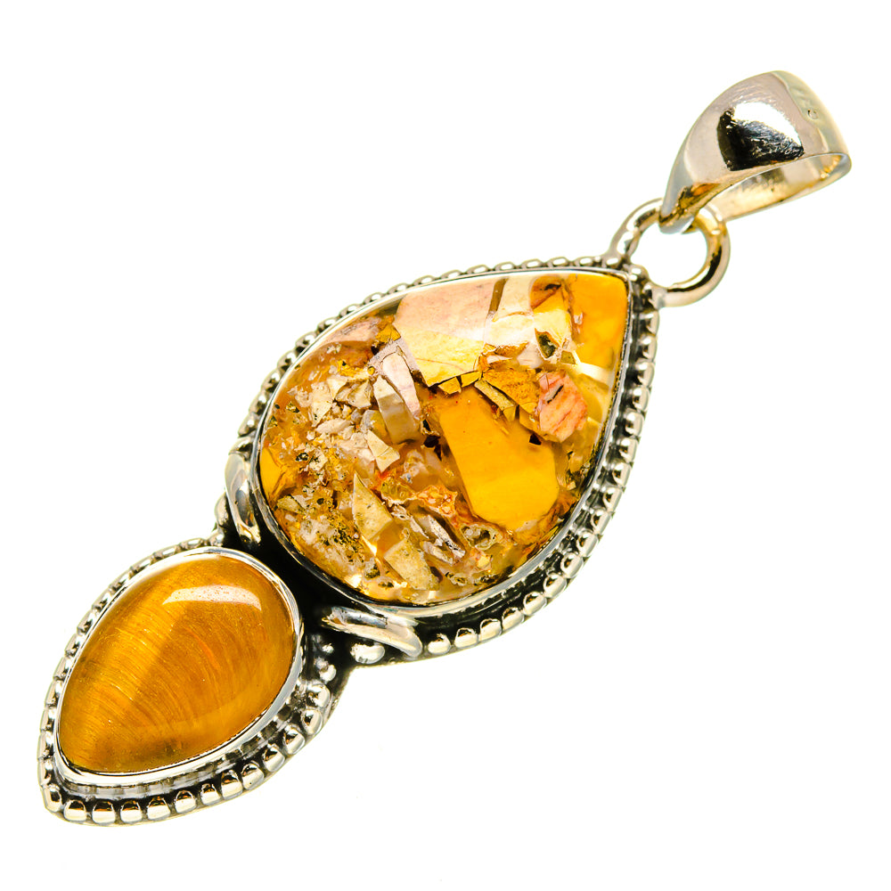 Brecciated Mookaite Pendants handcrafted by Ana Silver Co - PD756104