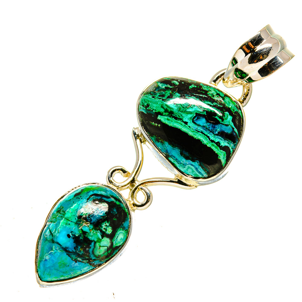 Chrysocolla Pendants handcrafted by Ana Silver Co - PD756116
