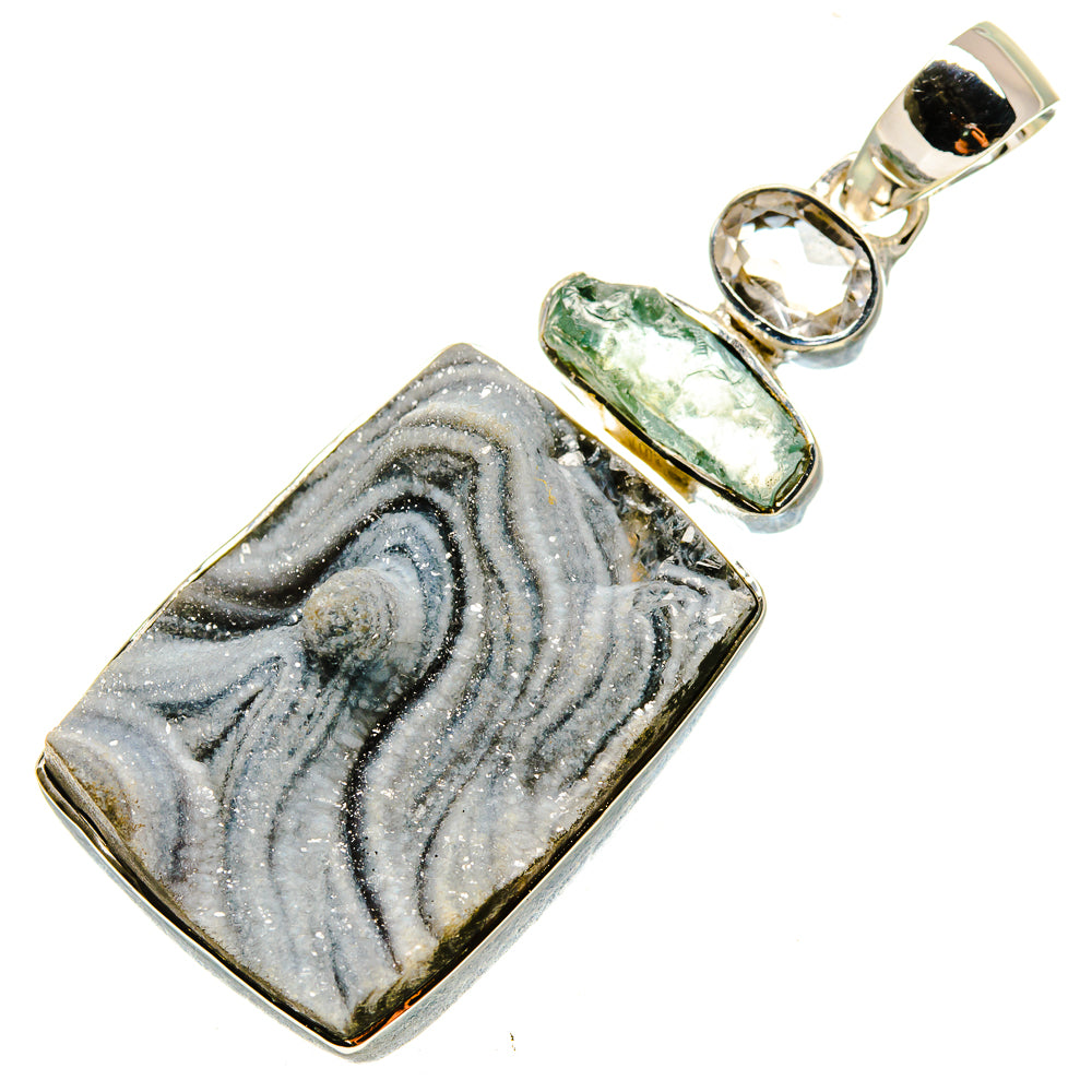 Desert Druzy Pendants handcrafted by Ana Silver Co - PD756118