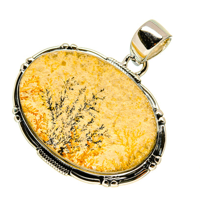 Scenic Dendritic Agate Pendants handcrafted by Ana Silver Co - PD756128