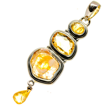 Citrine Pendants handcrafted by Ana Silver Co - PD756141