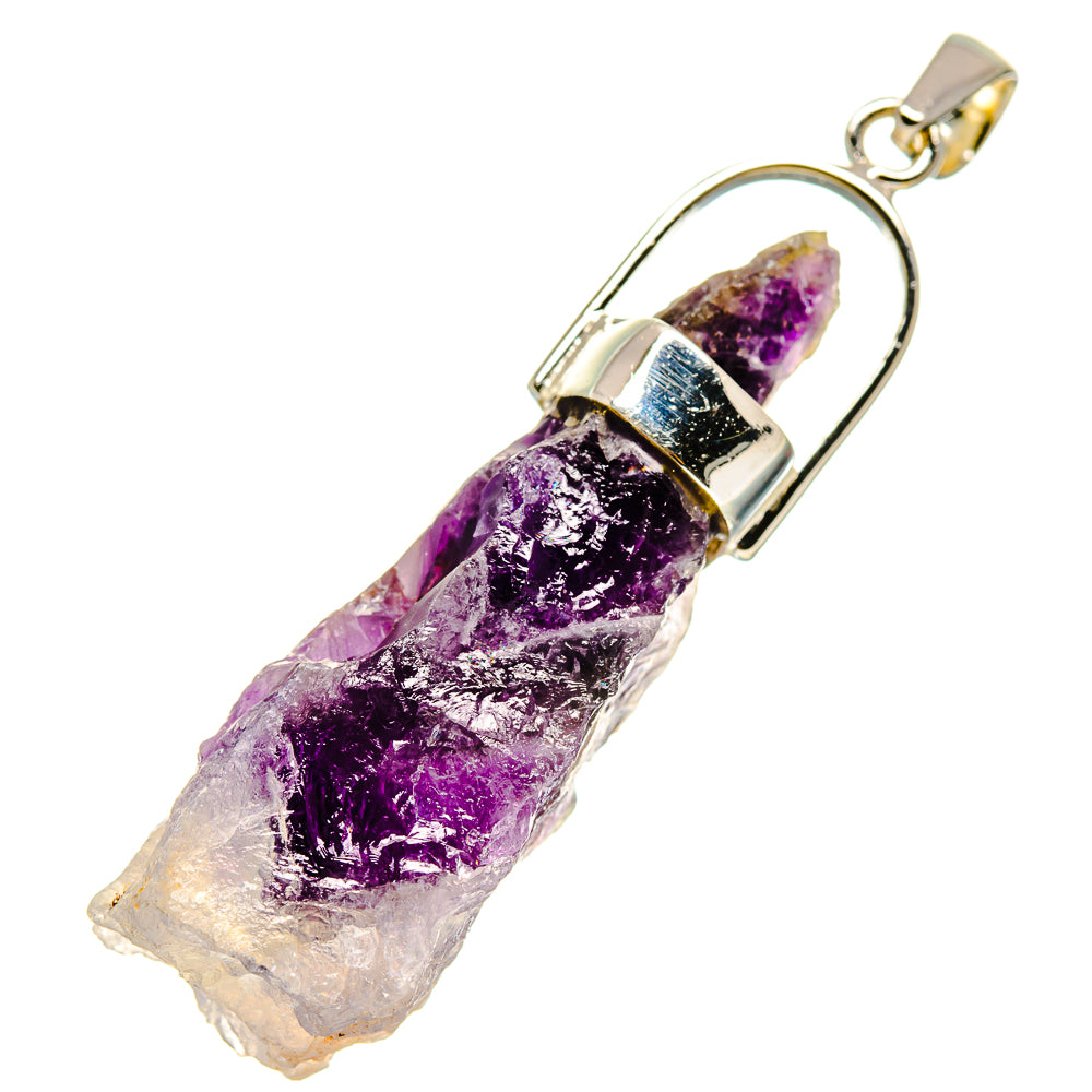 Amethyst Stalactite Pendants handcrafted by Ana Silver Co - PD756157