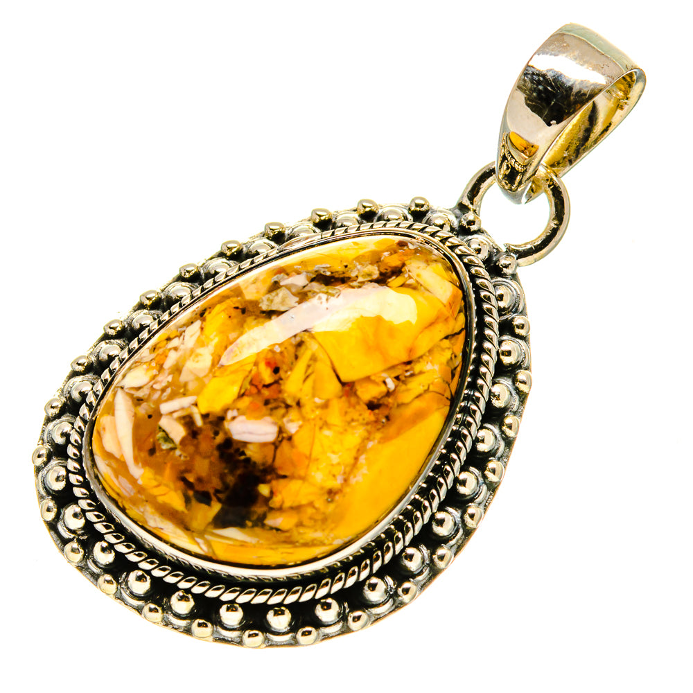 Brecciated Mookaite Pendants handcrafted by Ana Silver Co - PD756175