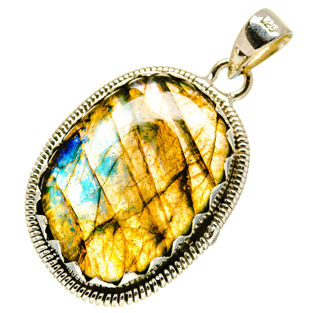 Labradorite Pendants handcrafted by Ana Silver Co - PD756179