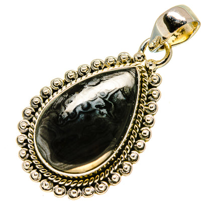 Psilomelane Pendants handcrafted by Ana Silver Co - PD756189