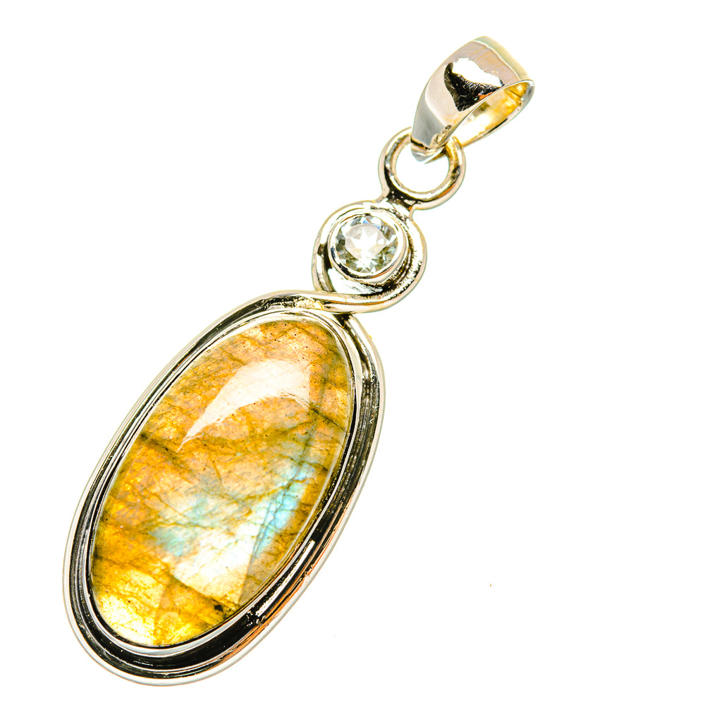 Labradorite Pendants handcrafted by Ana Silver Co - PD7561