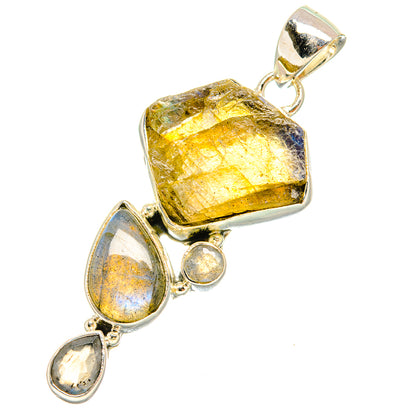 Labradorite Pendants handcrafted by Ana Silver Co - PD7562