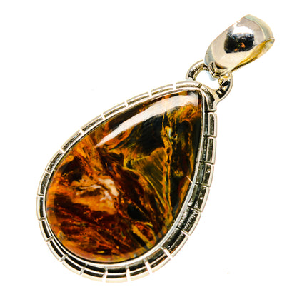 Golden Pietersite Pendants handcrafted by Ana Silver Co - PD756203