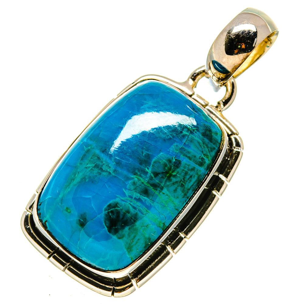Chrysocolla Pendants handcrafted by Ana Silver Co - PD756209