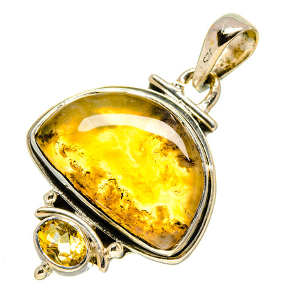 Plume Agate Pendants handcrafted by Ana Silver Co - PD756230