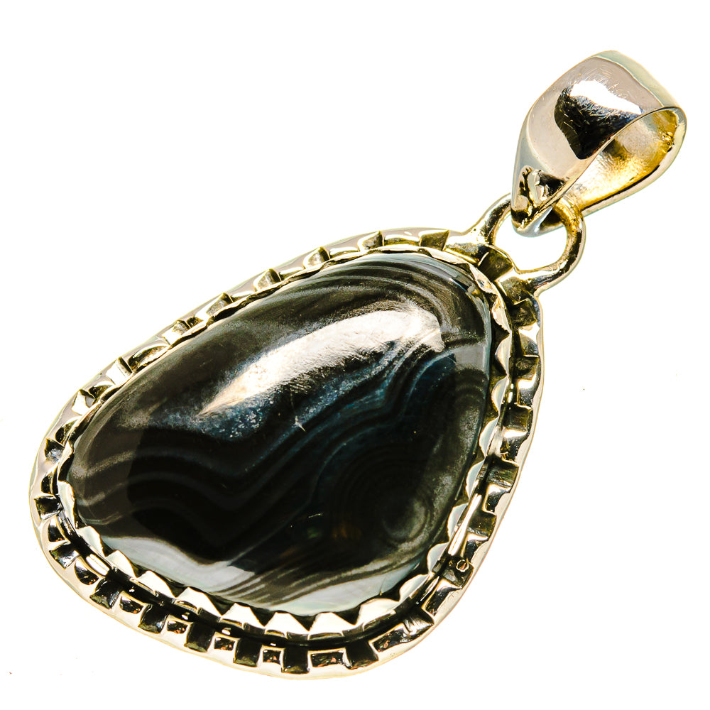 Psilomelane Pendants handcrafted by Ana Silver Co - PD756247