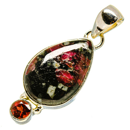 Russian Eudialyte Pendants handcrafted by Ana Silver Co - PD756249