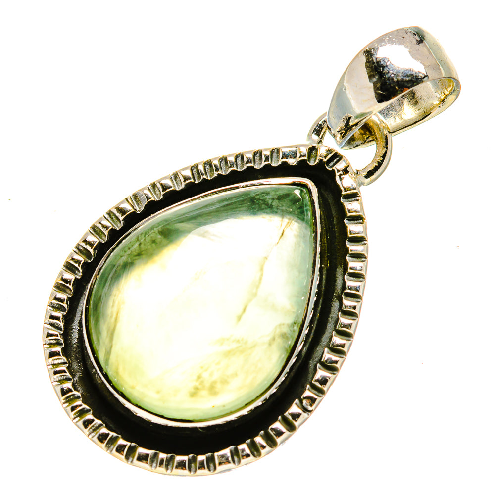 Prehnite Pendants handcrafted by Ana Silver Co - PD756251