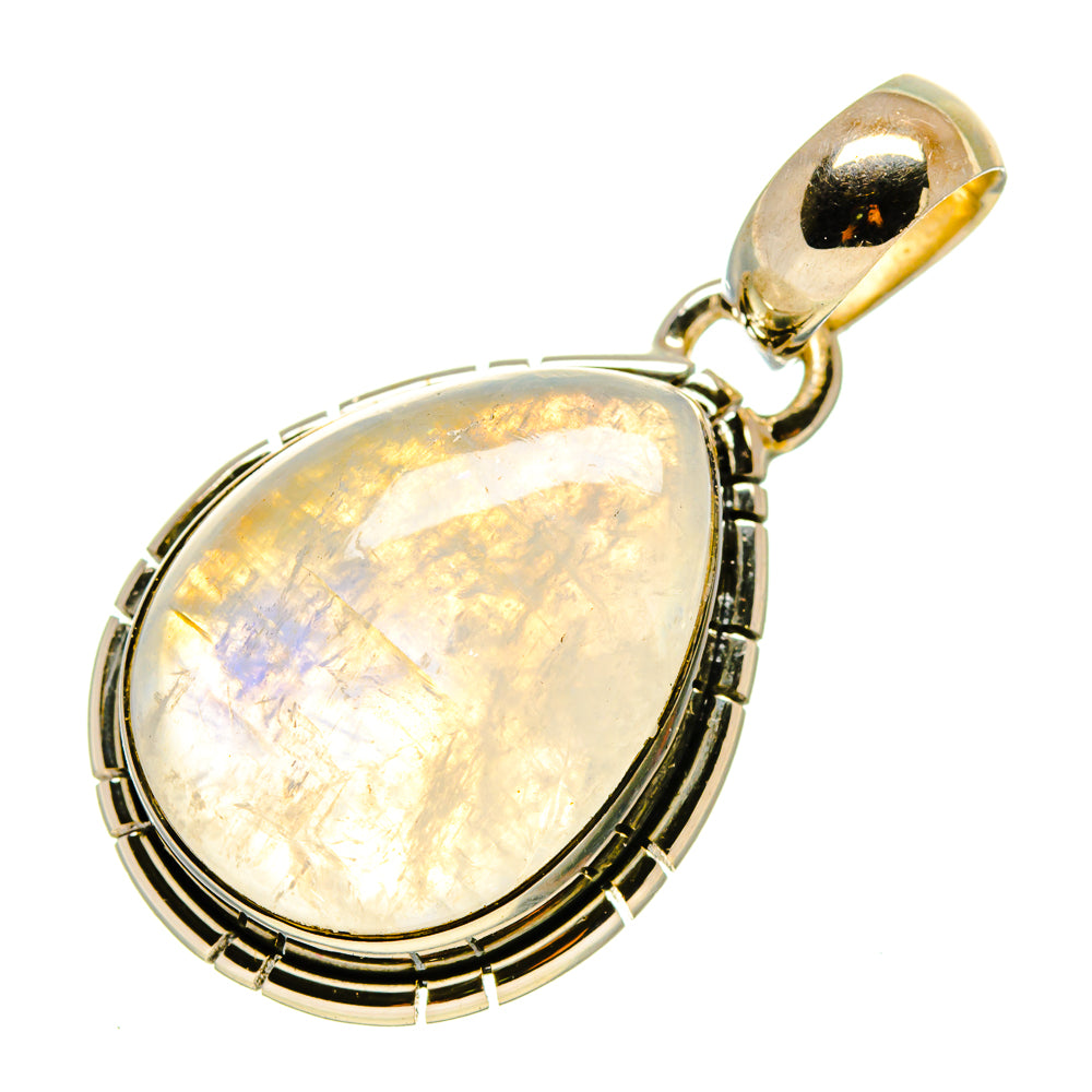 Rainbow Moonstone Pendants handcrafted by Ana Silver Co - PD756255