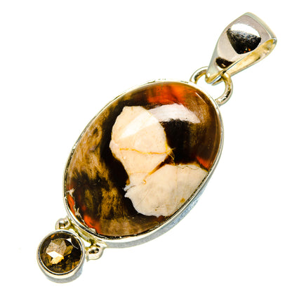 Peanut Wood Jasper Pendants handcrafted by Ana Silver Co - PD756256