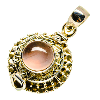 Rose Quartz Pendants handcrafted by Ana Silver Co - PD756261