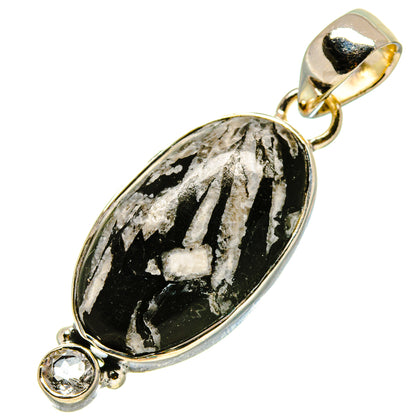 Chrysanthemum Stone Pendants handcrafted by Ana Silver Co - PD756266