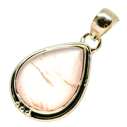 Rose Quartz Pendants handcrafted by Ana Silver Co - PD756267
