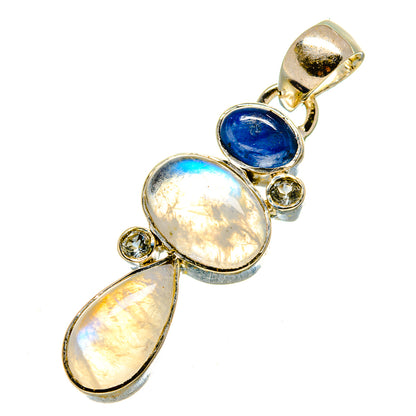 Rainbow Moonstone Pendants handcrafted by Ana Silver Co - PD756274