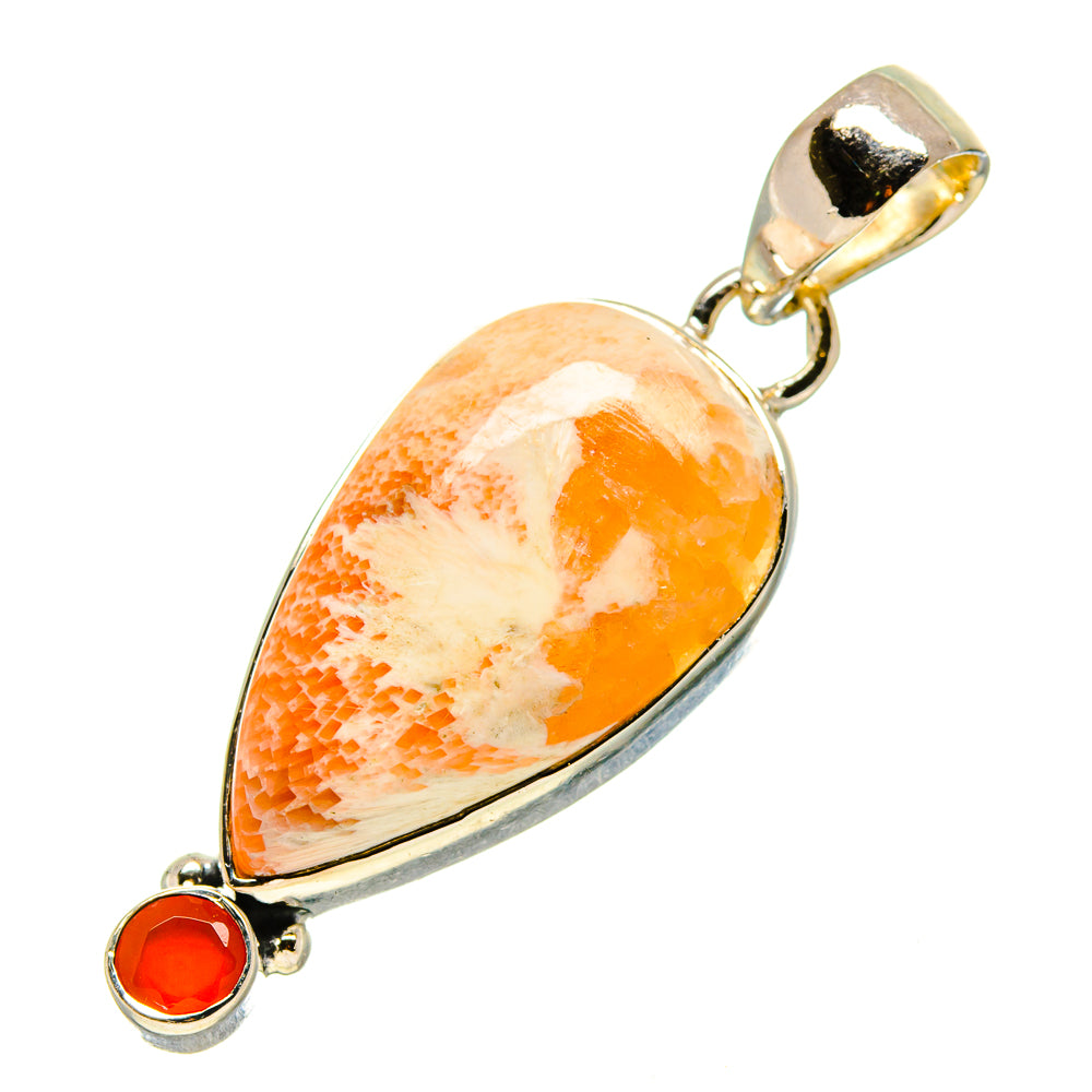 Scolecite Pendants handcrafted by Ana Silver Co - PD756276