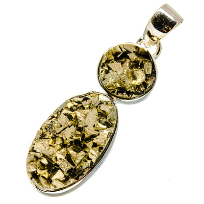 Pyrite Pendants handcrafted by Ana Silver Co - PD756277