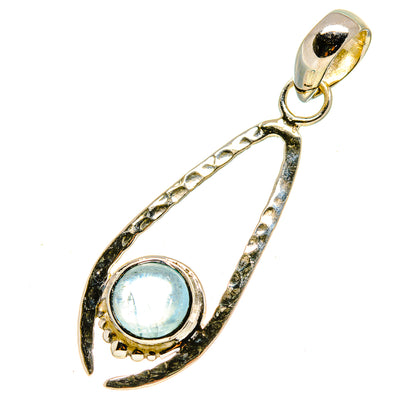 Aquamarine Pendants handcrafted by Ana Silver Co - PD756281