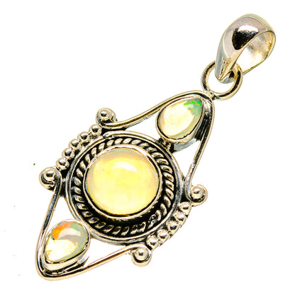 Ethiopian Opal Pendants handcrafted by Ana Silver Co - PD756306