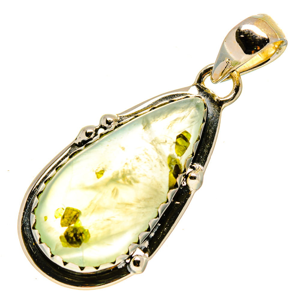 Prehnite Pendants handcrafted by Ana Silver Co - PD756313